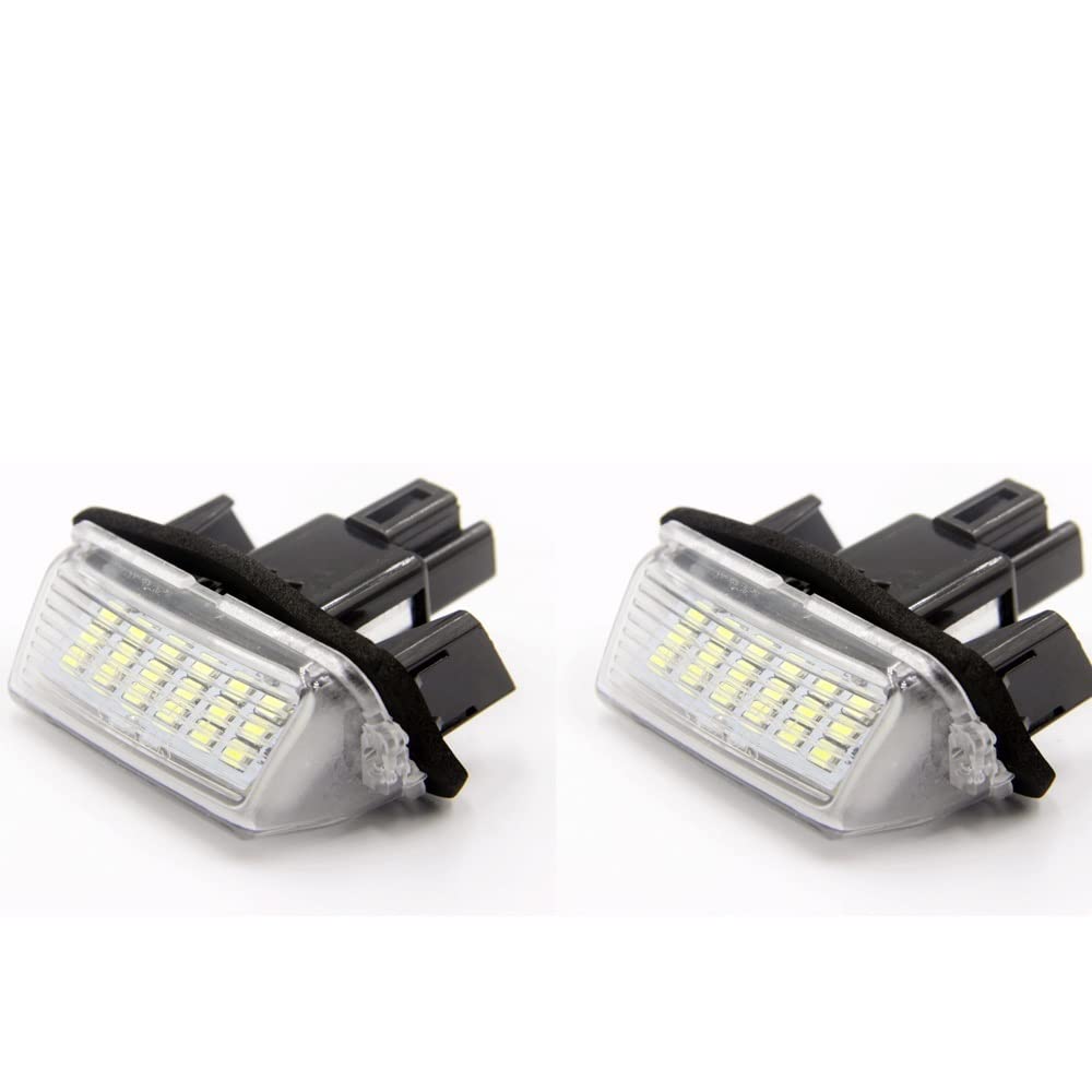 HUYGB Kennzeichenbeleuchtung Car LED Number License Plate Lights Fit Use For Toyota Camry 50 LED Number Fit Use For Peugeot Citroen 206 306 307 406 407 C3 Nummernschildbeleuchtung von HUYGB