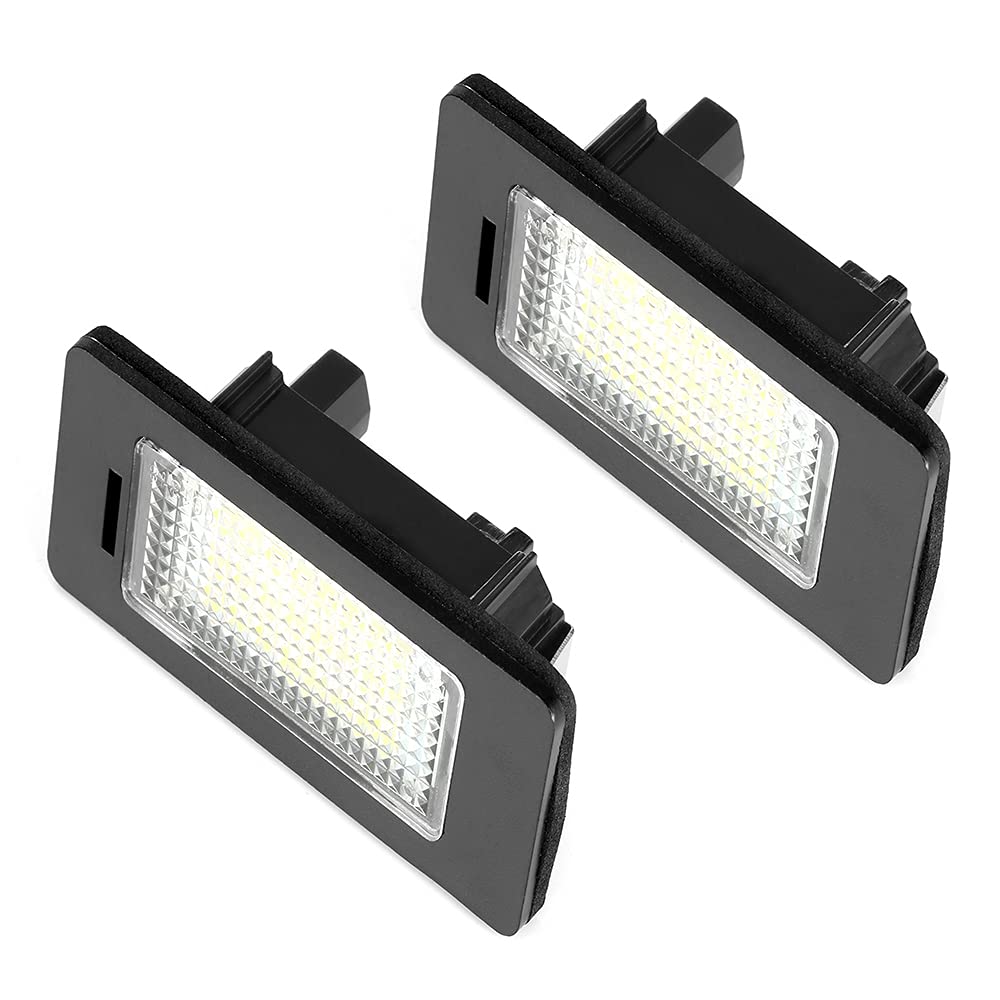 Kennzeichenbeleuchtung 2 Pcs Fit Use For BMW E39 E60 License Plate Light 6000k White No Error Led Number License Plate Light Fit Use For BMW E90 E91 E92 E61 E70 E71 Nummernschildbeleuchtung von HUYGB