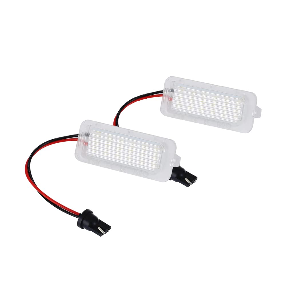 Kennzeichenbeleuchtung 2PCS Car LED License Number Plate Light 12V White Fit Use For Ford Nummernschildbeleuchtung von HUYGB