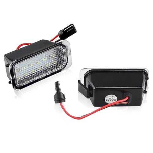 Kennzeichenbeleuchtung 2Pcs LED License Number Plate Light Lamps Fit Use For Ford Nummernschildbeleuchtung von HUYGB
