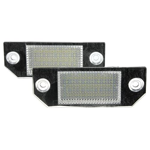 Kennzeichenbeleuchtung 2pcs 24 LEDs Car Number License Plate Light Fit Use For Ford Focus 2 C-Max Fit Use For Ford Focus MK2 2003 2003-2019 Nummernschildbeleuchtung von HUYGB