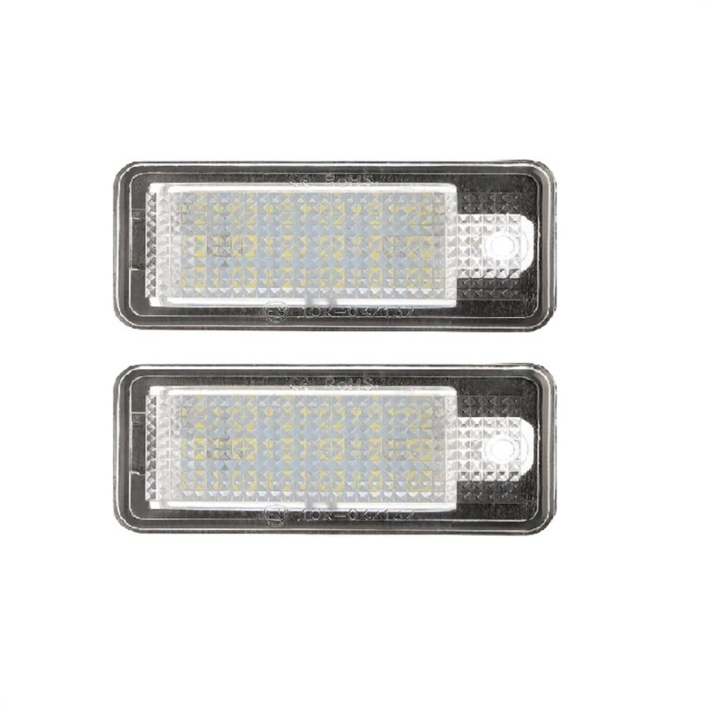 Kennzeichenbeleuchtung A Pair 18 LED License Number Plate Light Lamp Fit Use For Audi A3 S3 A4 S4 B6 A6 S6 A8 S8 Q7 Car Super Bright Nummernschildbeleuchtung von HUYGB