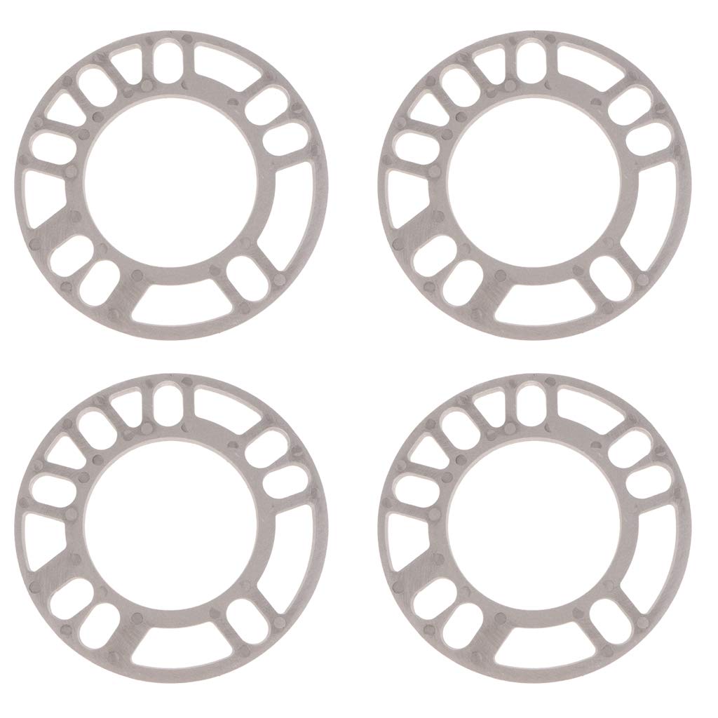 Spurverbreiterung 4 Stücke 5mm Universal Aluminiumlegierungsauto -Wheel -Abstandsscheiben for Auto Spurverbreiterungen von HUYGB