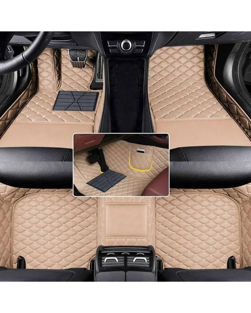 Auto Fussmatte Für 6 GG 2003 2004 2005 2006 2007 Auto Boden Matte Wasserdicht Vollständige Abdeckung Liner Innen Zubehör Autofußmatten(Beige) von HUYHSD