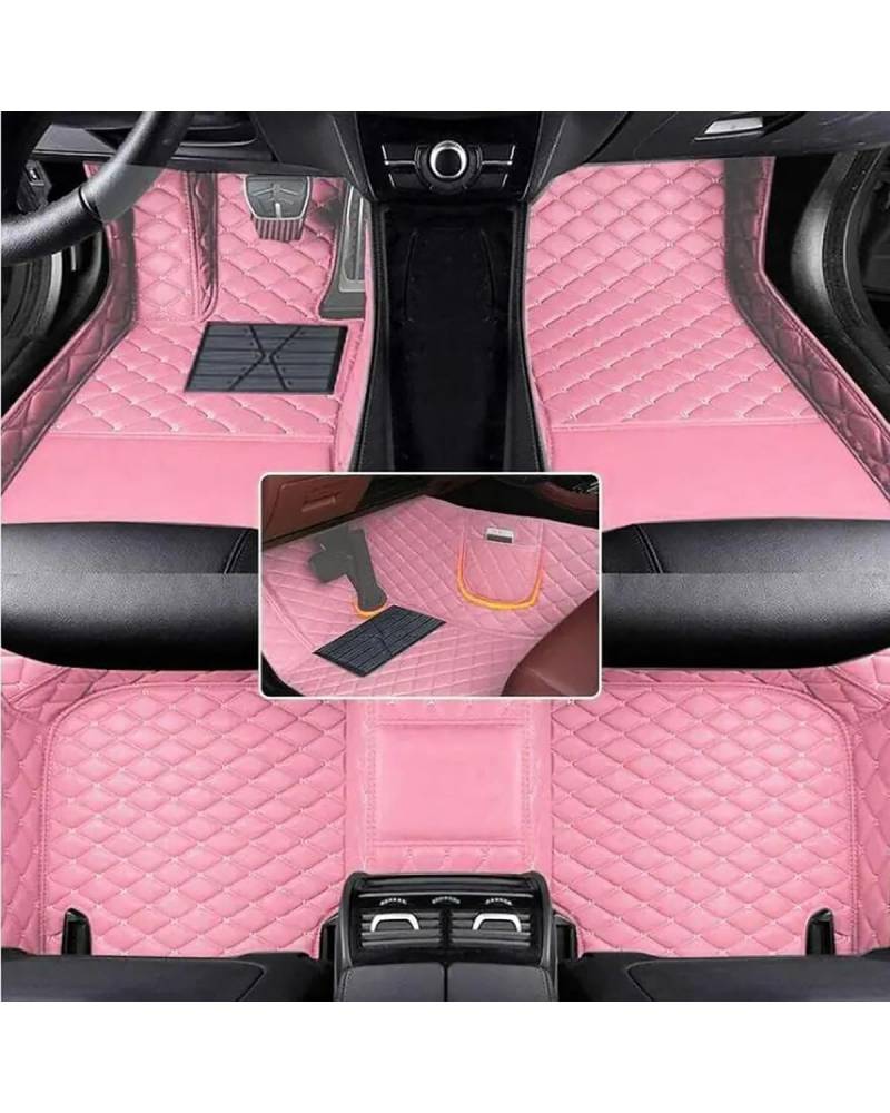 Auto Fussmatte Für 6 GG 2003 2004 2005 2006 2007 Auto Boden Matte Wasserdicht Vollständige Abdeckung Liner Innen Zubehör Autofußmatten(Pink) von HUYHSD