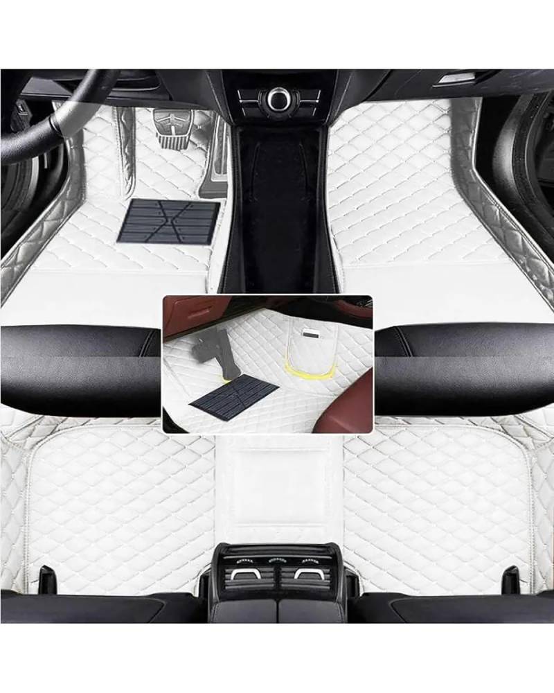 Auto Fussmatte Für 6 GG 2003 2004 2005 2006 2007 Auto Boden Matte Wasserdicht Vollständige Abdeckung Liner Innen Zubehör Autofußmatten(White) von HUYHSD