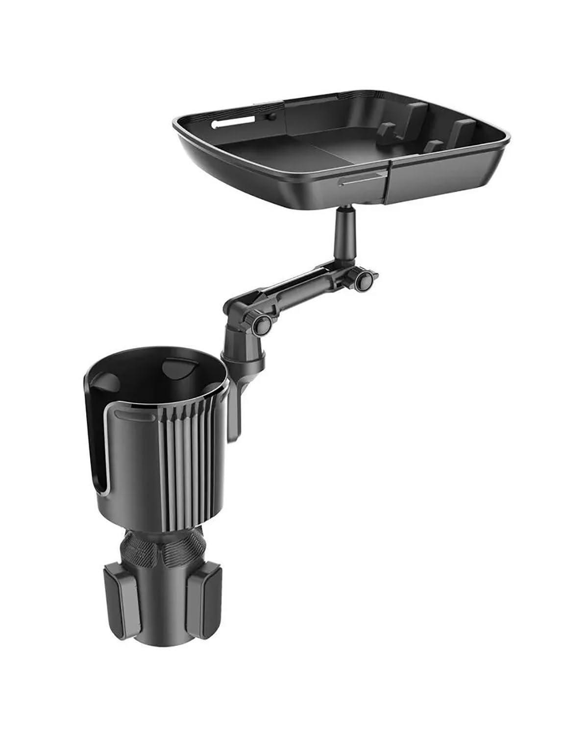 Auto Getränkehalter 1 PC 2-in-1 Auto-Getränkehalter 360-Grad Drehbares Esstablett Auto-Wasserbecherhalter Kaffee-Hamburger-Aufbewahrungsbox Kleiner Esstisch Auto Getränkehalter für Lüftung von HUYHSD