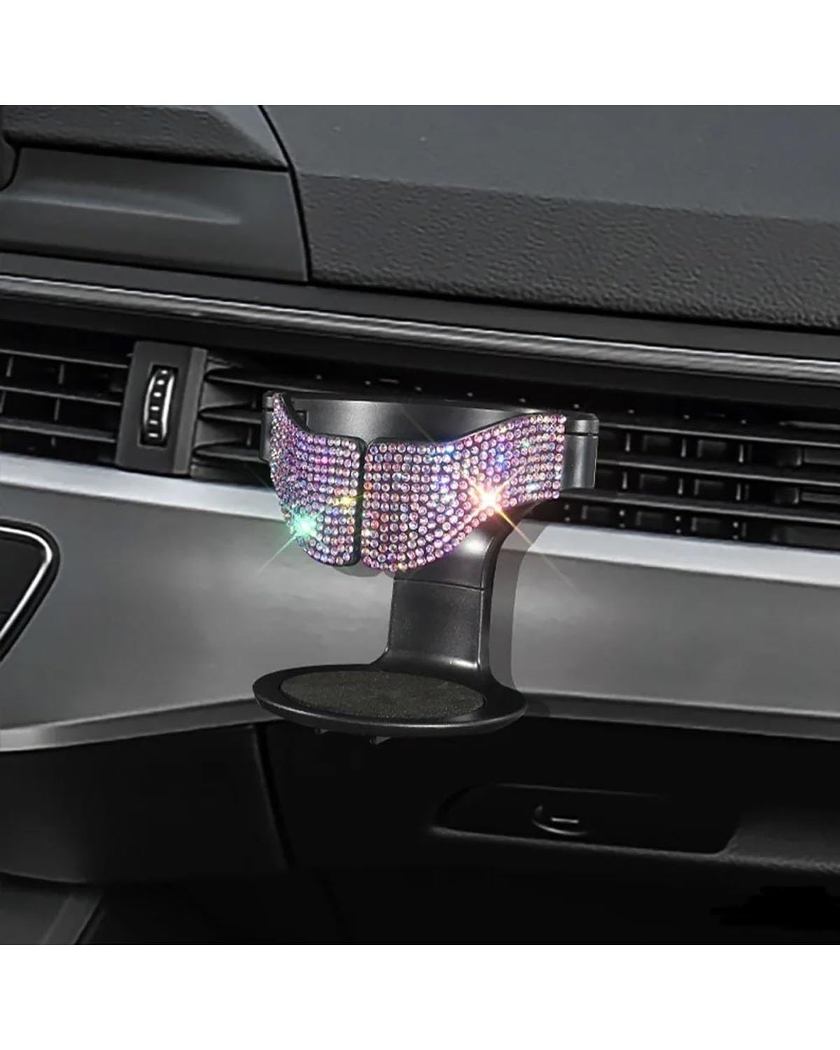 Auto Getränkehalter Auto Air Vent Outlet Drink Cup Flaschenhalter Diamant Strass Wasserflasche Ständer Getränke Aschenbecher Halterung Bling Auto Zubehör Auto Getränkehalter für Lüftung(Multi) von HUYHSD