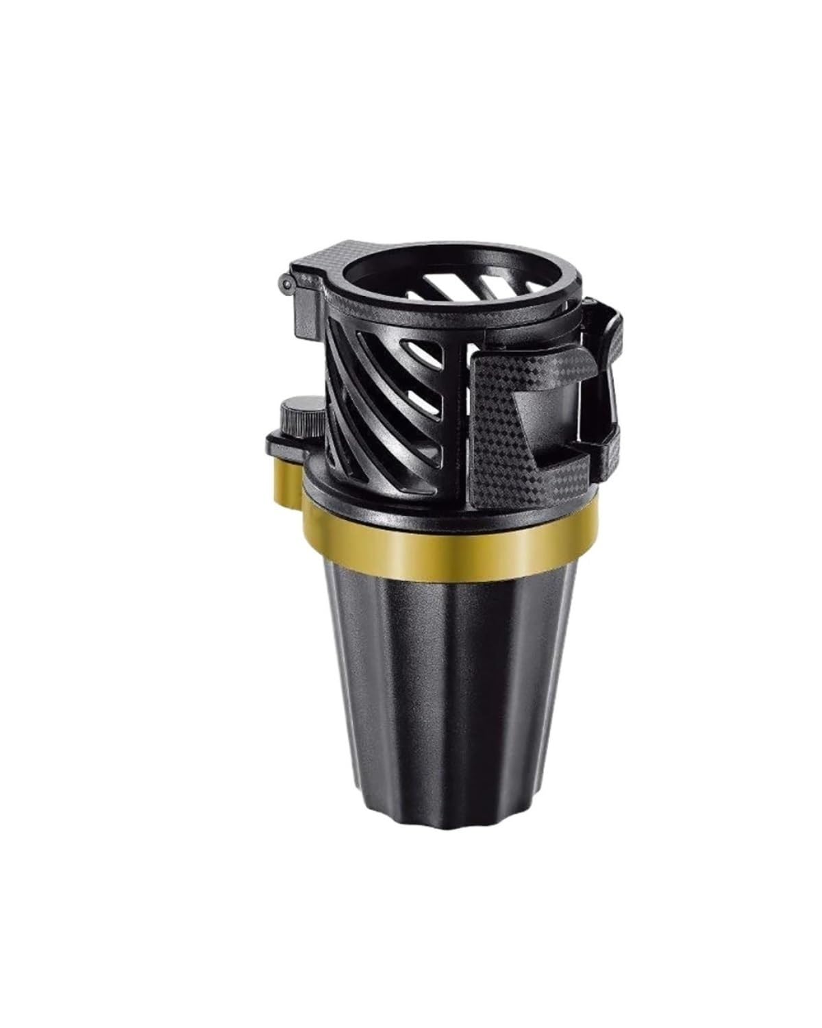 Auto Getränkehalter Auto-Getränkehalter 3 In 1 Universal Air Vent Outlet Drink Kaffeetasse Flaschenhalter Telefonständer Lagerregal Auto Getränkehalter für Lüftung(Gold) von HUYHSD