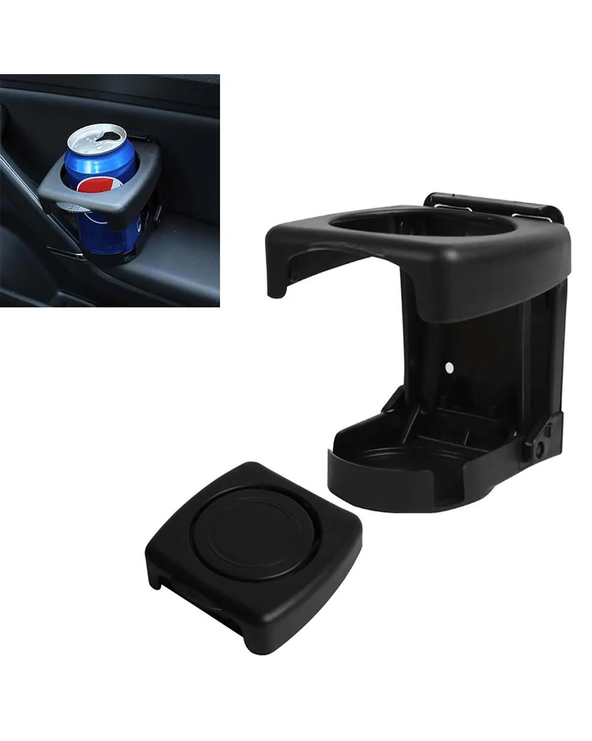 Auto Getränkehalter Auto-Getränkehalter Entlüftungsauslass Getränke-Kaffeeflaschenhalter Dosenhalter Getränke-Aschenbecherhalterung Ständer Zubehör Auto Getränkehalter für Lüftung(Black B) von HUYHSD