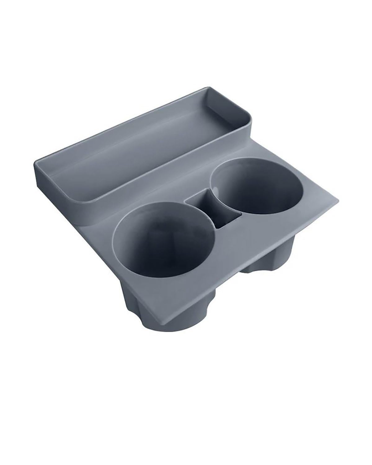 Auto Getränkehalter Auto Zentrale Steuerung Wasser Becher Halter Lagerung Box Für Teslaes Modell 3 Y Silikon Anti Slip 2-Loch Einsatz Wasser Becher Begrenzer Auto Getränkehalter für Lüftung(Gray) von HUYHSD