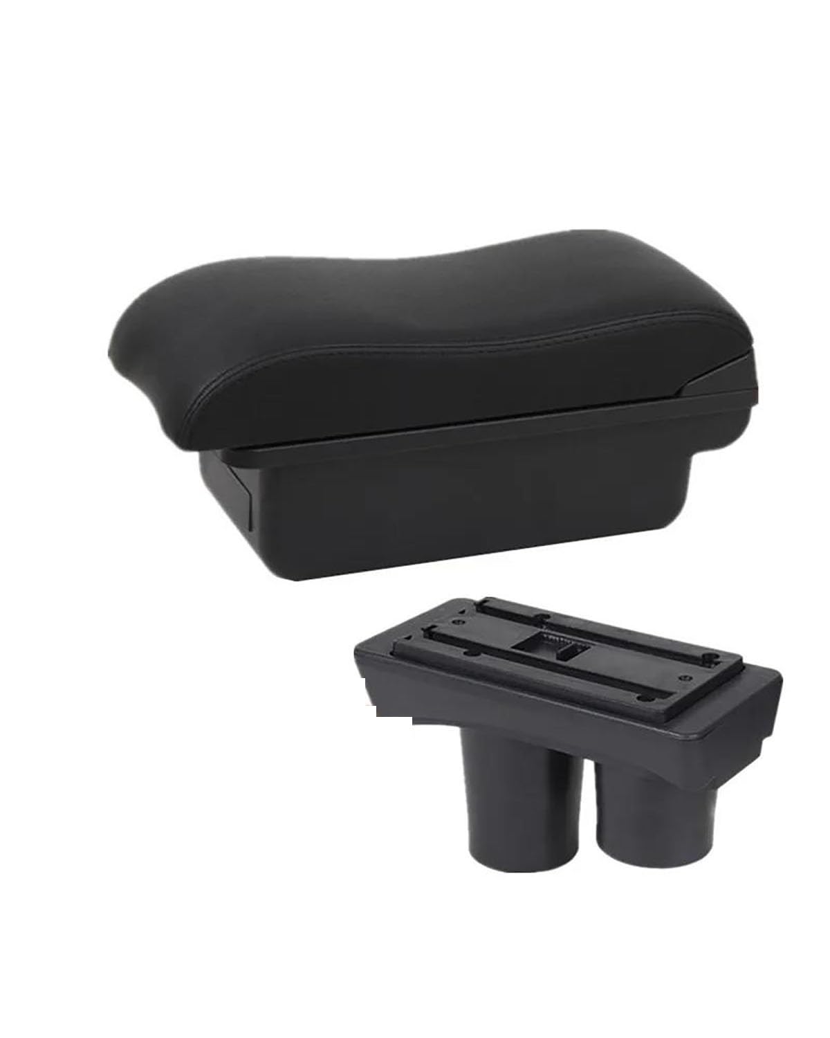 Mittelarmlehne Für C2 Für C3 Armlehnenbox Aufbewahrungsbox Innenteile Spezielle Nachrüstteile Autozubehör Car Armrest Portable Handle(A2 Black line NO USB) von HUYHSD