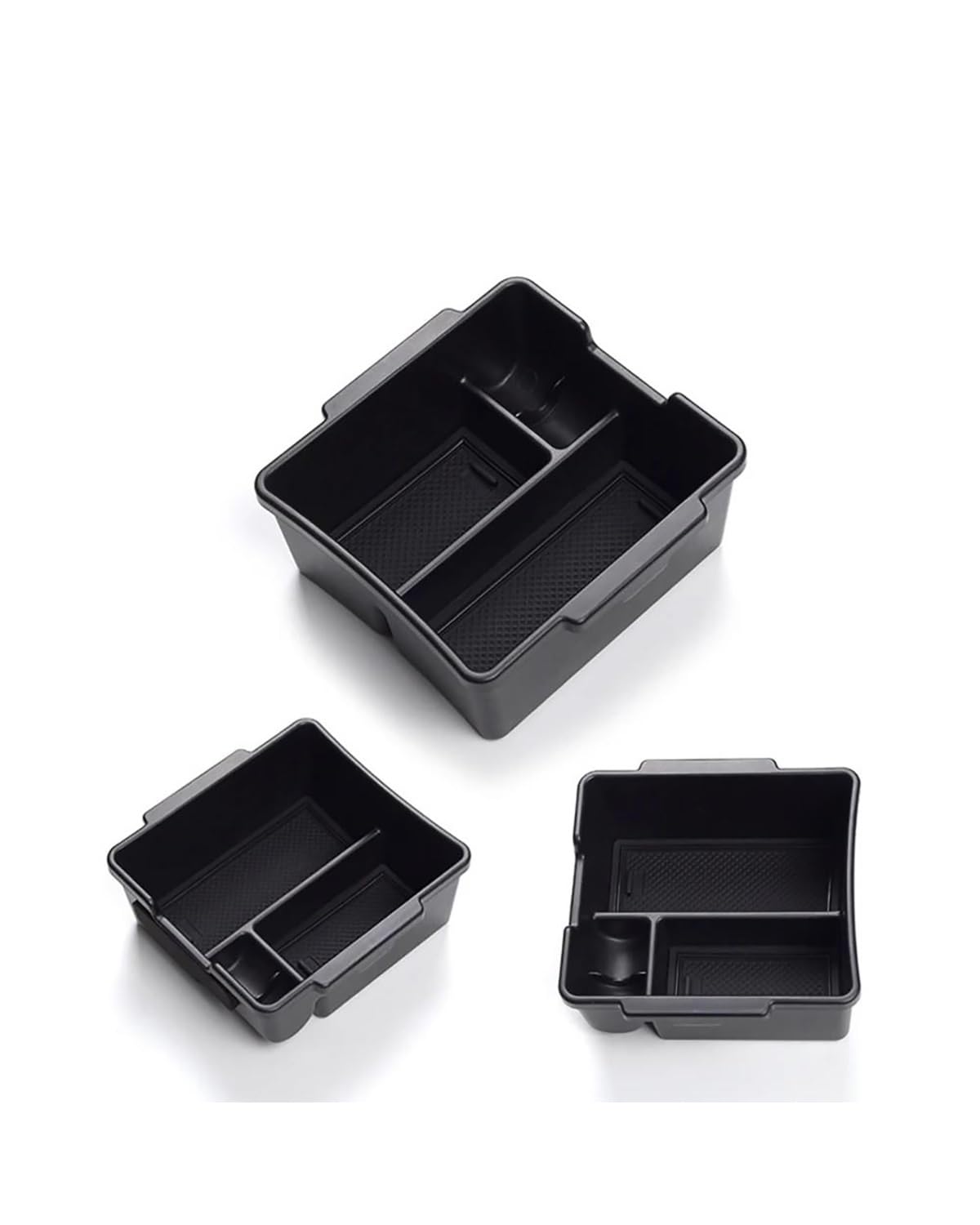 Mittelarmlehne Für Civic Für FE Für FL 2022 2023 2024 Center Konsole Beflockung Organizer Container Auto Zubehör Zentrale Armlehne Lagerung Box Car Armrest Portable Handle(Small) von HUYHSD