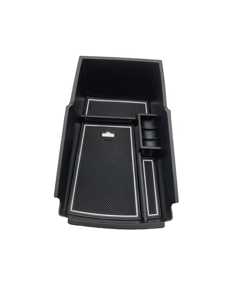 Mittelarmlehne Für KIA Für Stinger LHD Auto Mittelarmlehne Verstauen Aufräumen Aufbewahrungsbox Organizer Halter Tablett Schwarz Car Armrest Portable Handle von HUYHSD