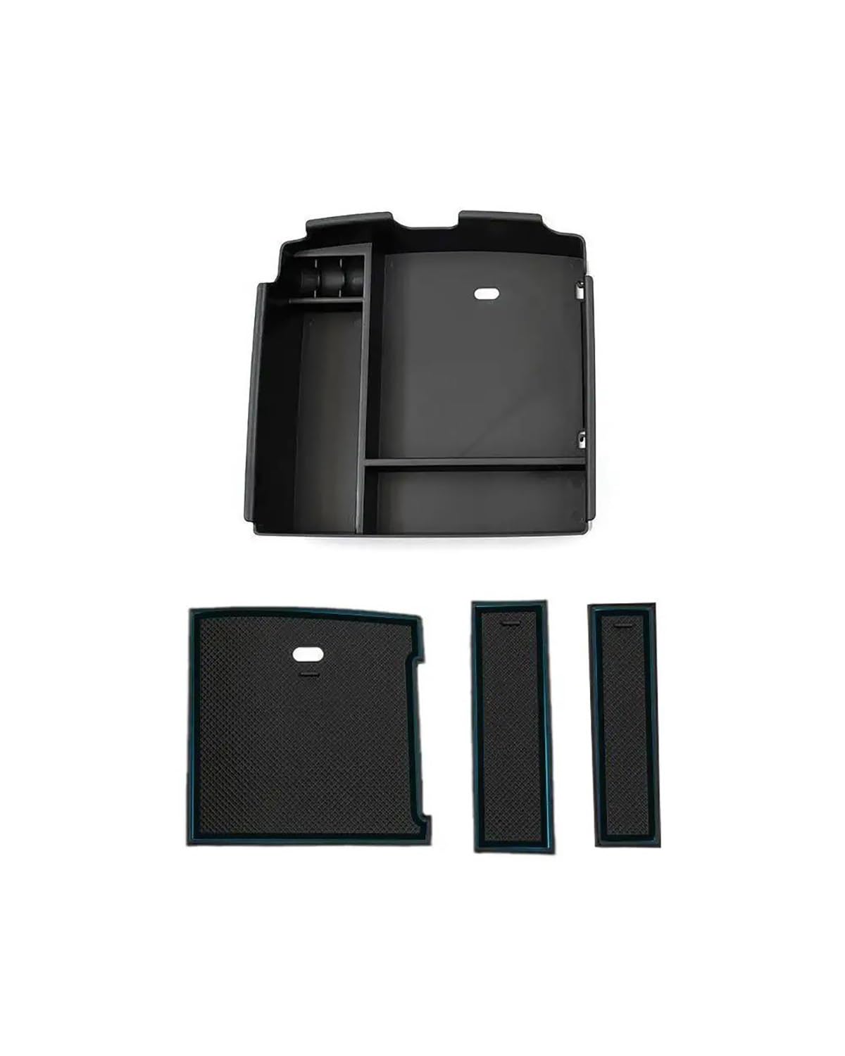 Mittelarmlehne Für Kia Für Karneval KA4 2022 Innen Zubehör Mittelkonsole Beflockung Organizer Container X2K8 Auto Zentrale Armlehne Lagerung Box Car Armrest Portable Handle(C) von HUYHSD