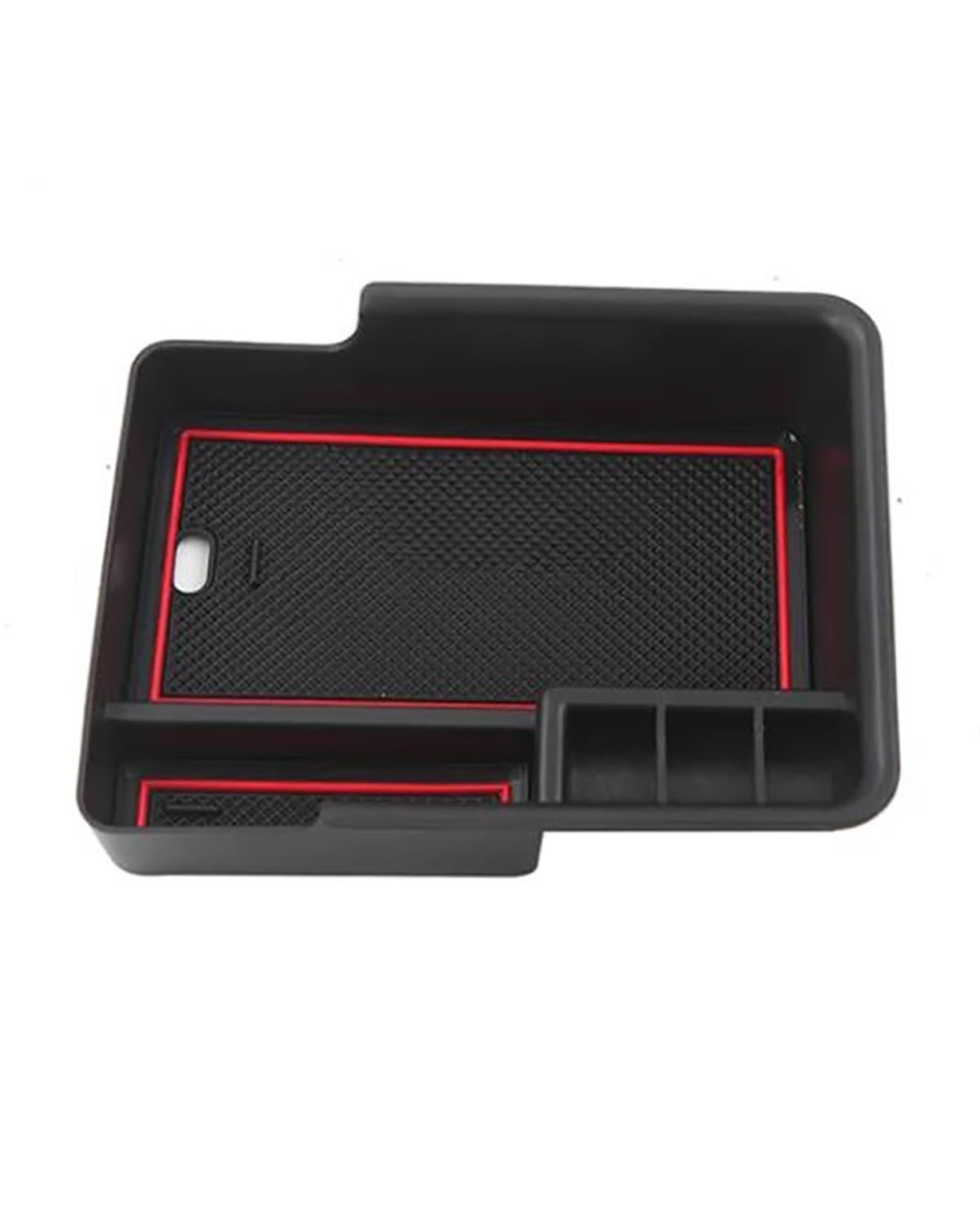 Mittelarmlehne Für MG Für 4 MG4 EV EH32 Mulan 2022 2023 2024 Center Konsole Organizer Container Fach Zubehör Auto Zentrale Armlehne Lagerung Box Car Armrest Portable Handle(Red) von HUYHSD