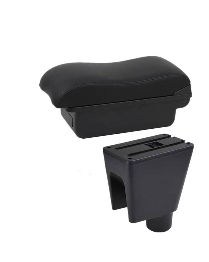 Mittelarmlehne Für Spark Für 3 III Aveo T200 2010 2011 2012 2013 2014 Auto Armlehne Lagerung Box Auto Zubehör Innen Gewidmet Car Armrest Portable Handle(A2 Black line NO USB) von HUYHSD