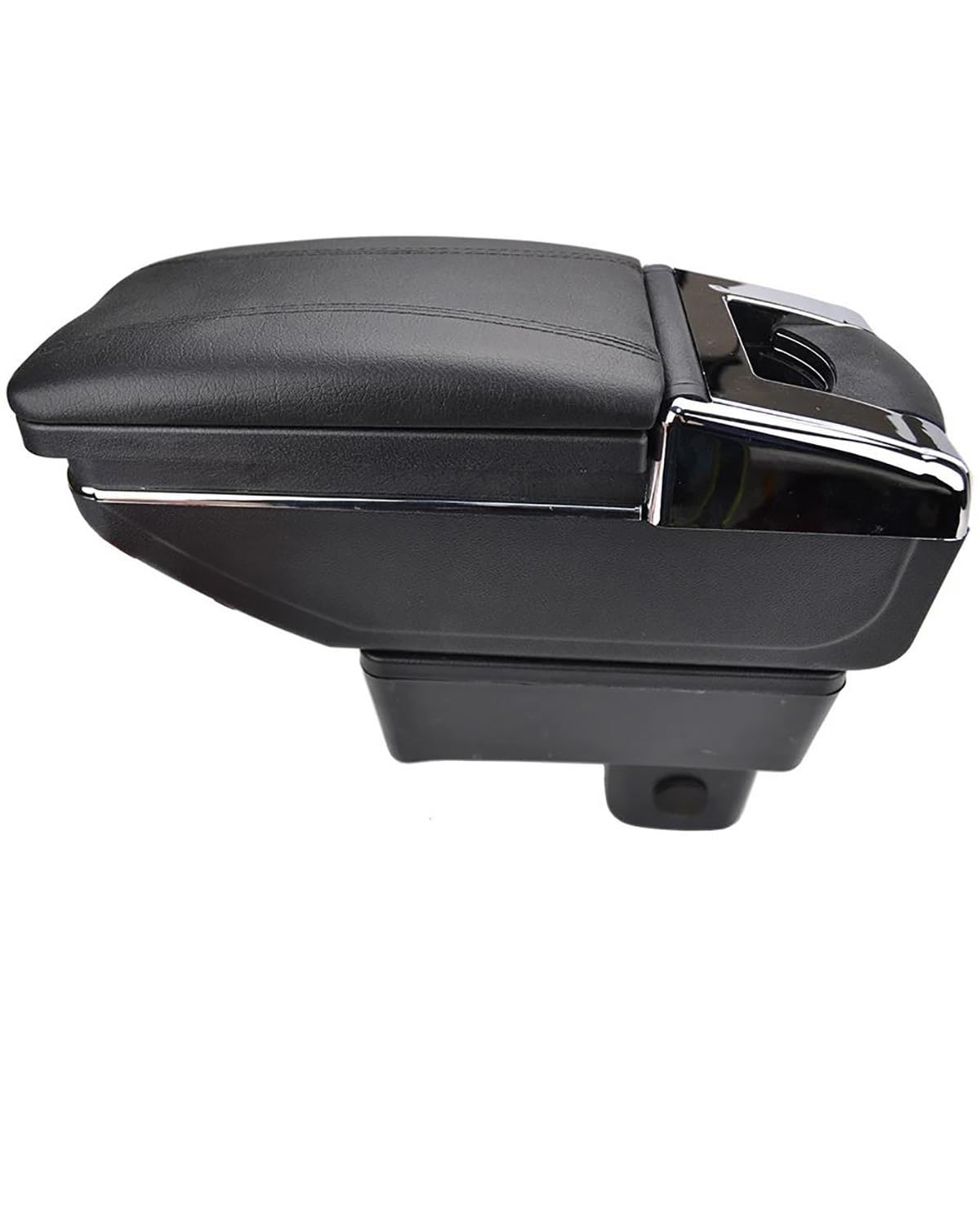 Mittelarmlehne Für Suzuki Für SSwift 2005 2006 2007 2008 2009-2020 Armlehne Drehbare Mittelkonsole Aufbewahrungsbox Car Armrest Portable Handle(Black Thread) von HUYHSD