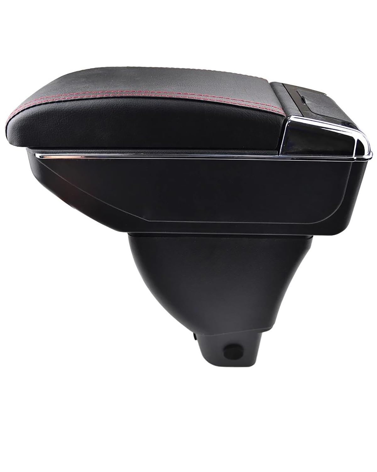 Mittelarmlehne Für Toyota Für Yaris Für Vitz Für Echo 1998 1999 2000 2001 2002 2003 2004 2005 Armlehnen Dual Layer Armlehne Mittelkonsole Box Getränkehalter Car Armrest Portable Handle(Red Thread) von HUYHSD