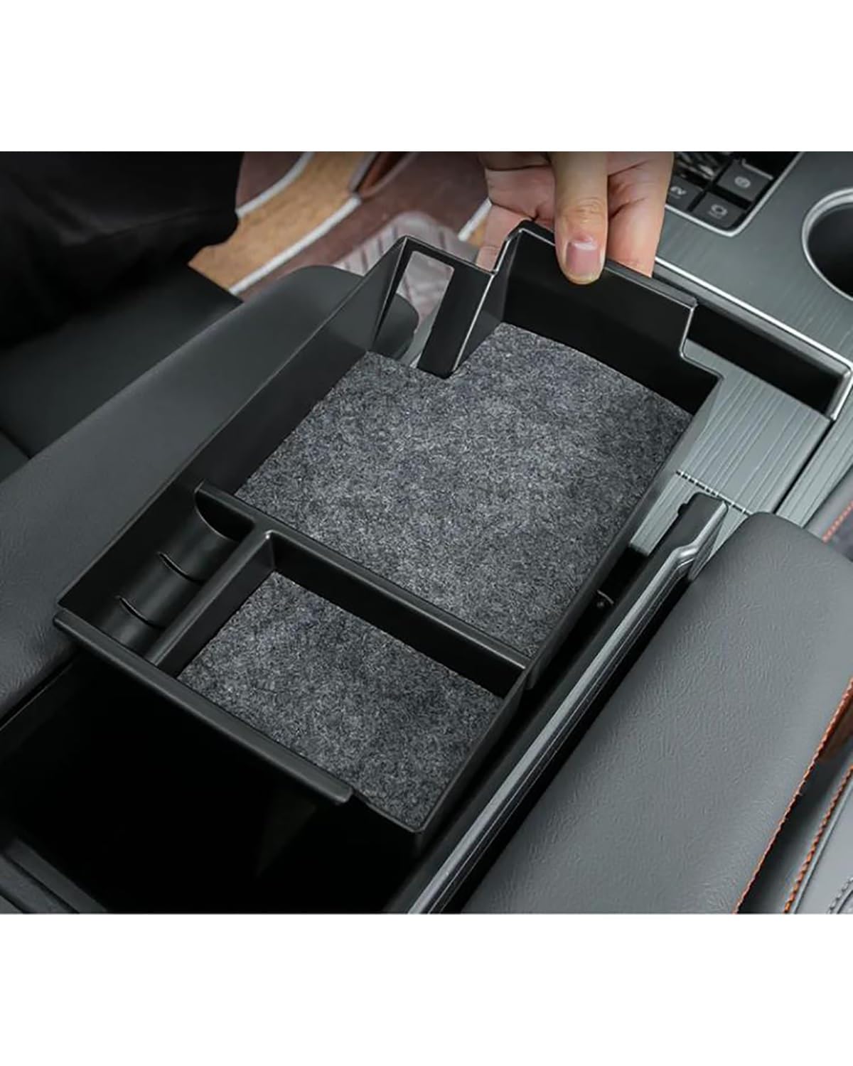 Mittelarmlehne Für ToyotaES Für Sienna XL40 4th Gen 2021 2022 Center Konsole Organizer Armlehne Lagerung Box Auto Zubehör Car Armrest Portable Handle von HUYHSD