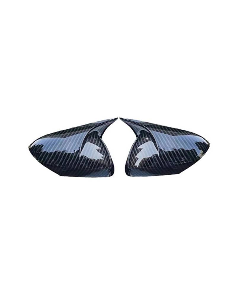 Spiegelkappen Für 3 2010-2013 6 2009-2011 Rückspiegel Seitenspiegel Abdeckung Flügelkappe Auto Außentür Rückansicht Fall Trim Carbon Fiber Look Auto Spiegelkappen(Type B Carbon) von HUYHSD