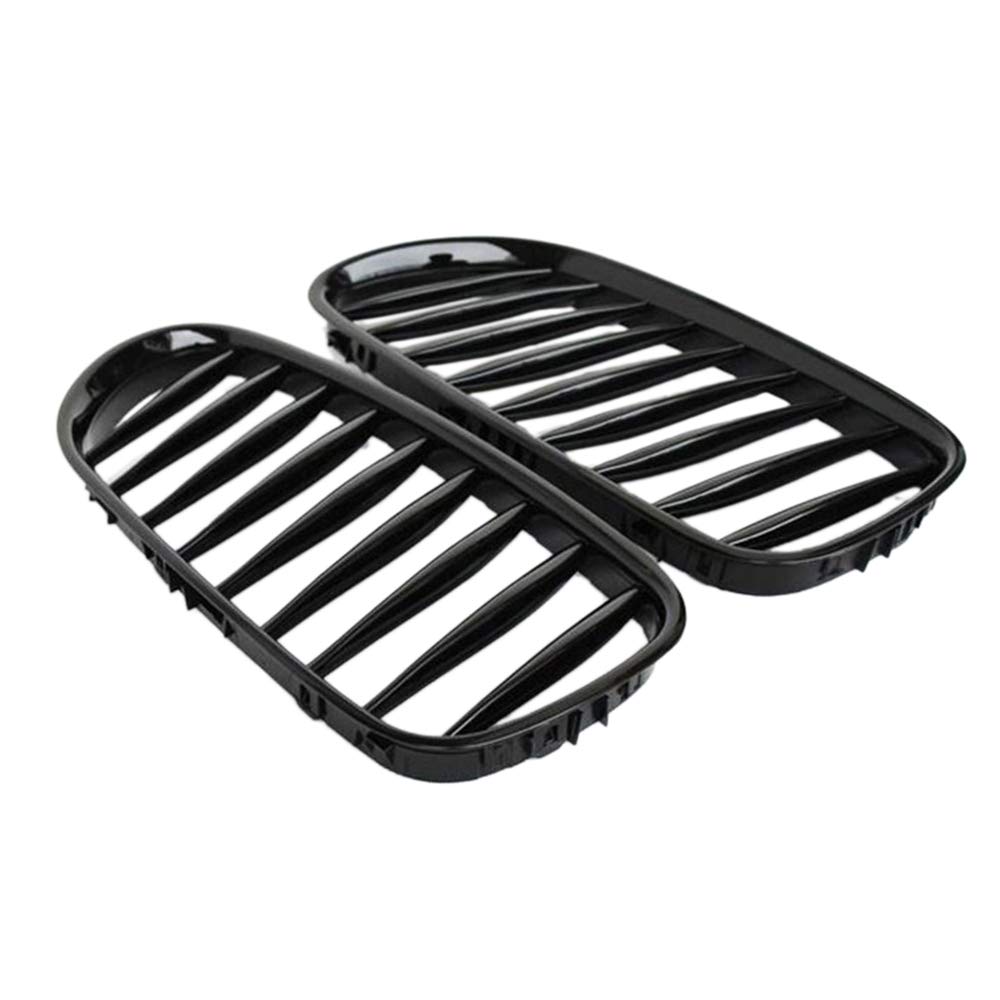 HVVENTY E85 Kühlergrill, Ersatz-Nierengrill für Z-Serie Z4/E85 2003–2008 (glänzendes Schwarz) von HVVENTY