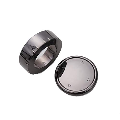 HVVENTY IDrive Auto Multimedia Button Cover Trim Knob Aufkleber für F10 F18 F07 F20 F06 F12 F30 F01 F02 F25 F26 von HVVENTY