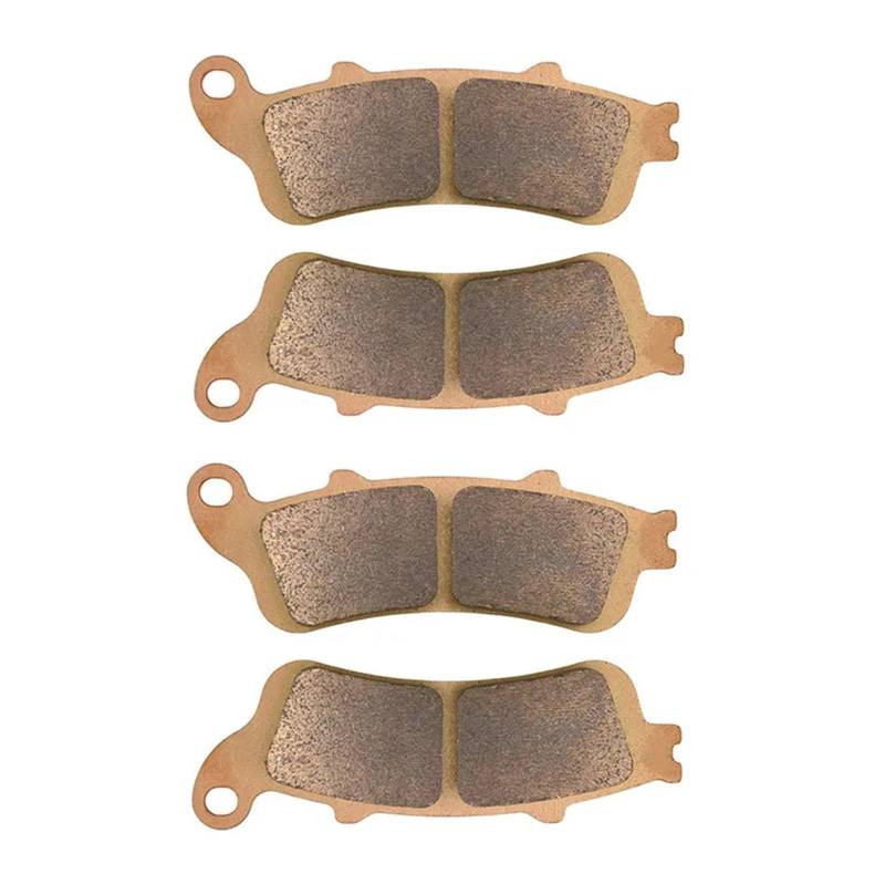 Motorradteile Bremsbeläge Vorne Kit for GL1800 Goldwing (Alle modelle Außer F6B F6C) 2001-15 Kupfer Basierend Gesinterte(2 pairs) von HWDNQGH