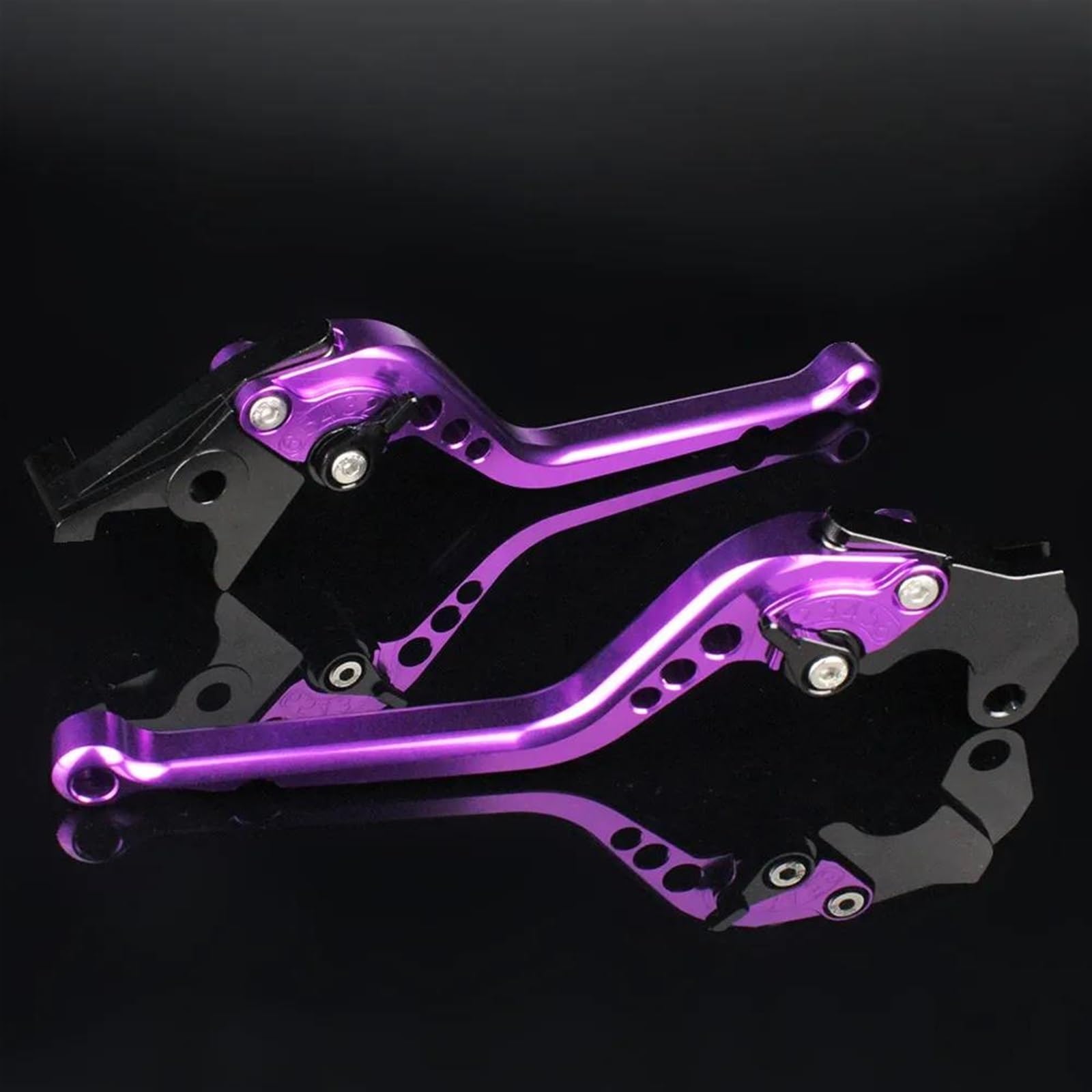 Kupplungshebel Bremshebel Kupplung Für Kawasaki Für Ninja 650R ER6F ER-6N ER6N 2006-2008 CNC Motorrad Bremse Kupplungshebel Motorrad Bremse Und Kupplungshebel(Purple,177 mm) von HXCKBLBY