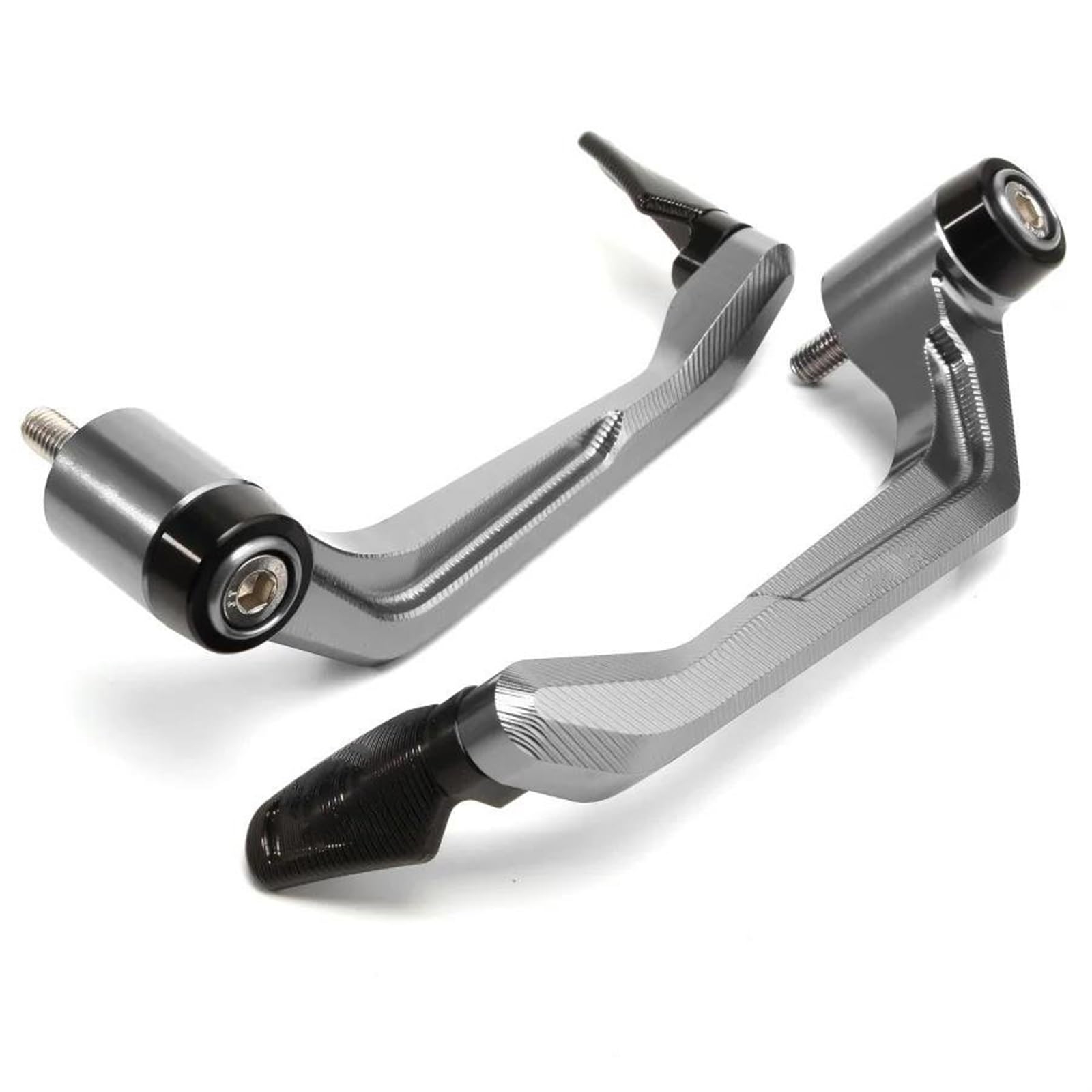 Kupplungshebel Bremshebel Kupplung Kupplungshebel Schutzfolie Motorrad CNC Lenkergriffe Bar Ends + Bremse Für KAWASKI Für Z1000 Für Z1000SX 2010-2019(Titanium) von HXCKBLBY