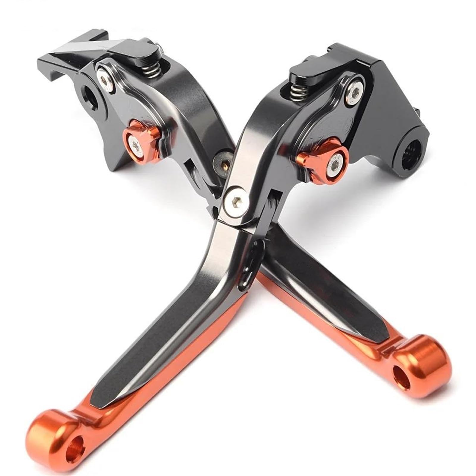 Kupplungshebel Bremshebel Kupplung Motorrad CNC Bremskupplungshebel Für CBR650F 2014 2015 2016 2017 2018(Titanium orange) von HXCKBLBY