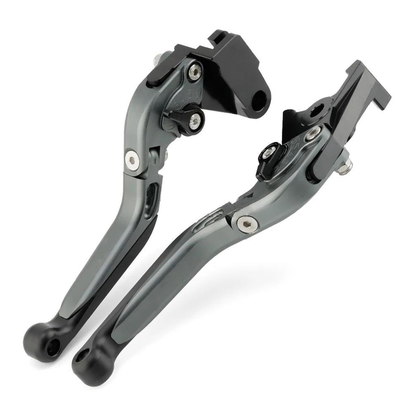 Kupplungshebel Bremshebel Kupplung Motorrad Einstellbar Für ZZR600 ZZR400 ZZR250 Für 250 400 600 Klapp Ausziehbare CNC Griffe Bremse Kupplung Hebel(Gray) von HXCKBLBY