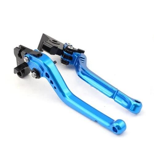 Kupplungshebel Bremshebel Kupplung Zubehör Einstellbar Für FZ6 FZ1 N/S Für FZ8 Für XJ6 XJ6F Diversion Motorrad FZ6N FZ1N Kurze/Lange Bremse Kupplungshebel(Blue,Long) von HXCKBLBY