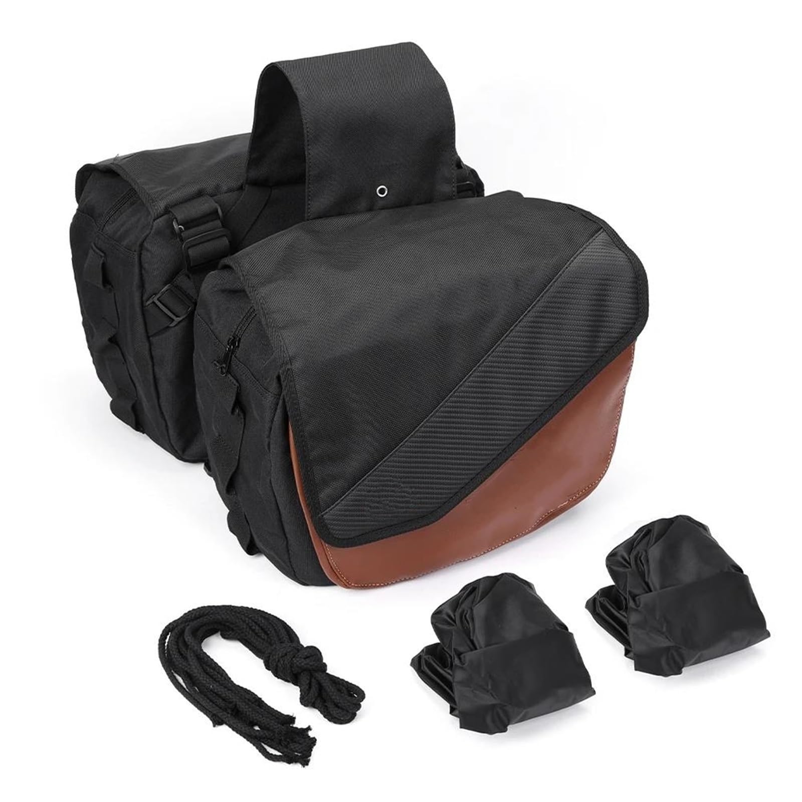 Motorbike Riding Bag Für Shadow 750 Für Bws 125 Für Vespa Satteltasche Motorrad PU wasserdichte Packtaschen Box Seite Werkzeuge Tasche Tasche Roller Motorcycle Side Bag von HXCKBLBY