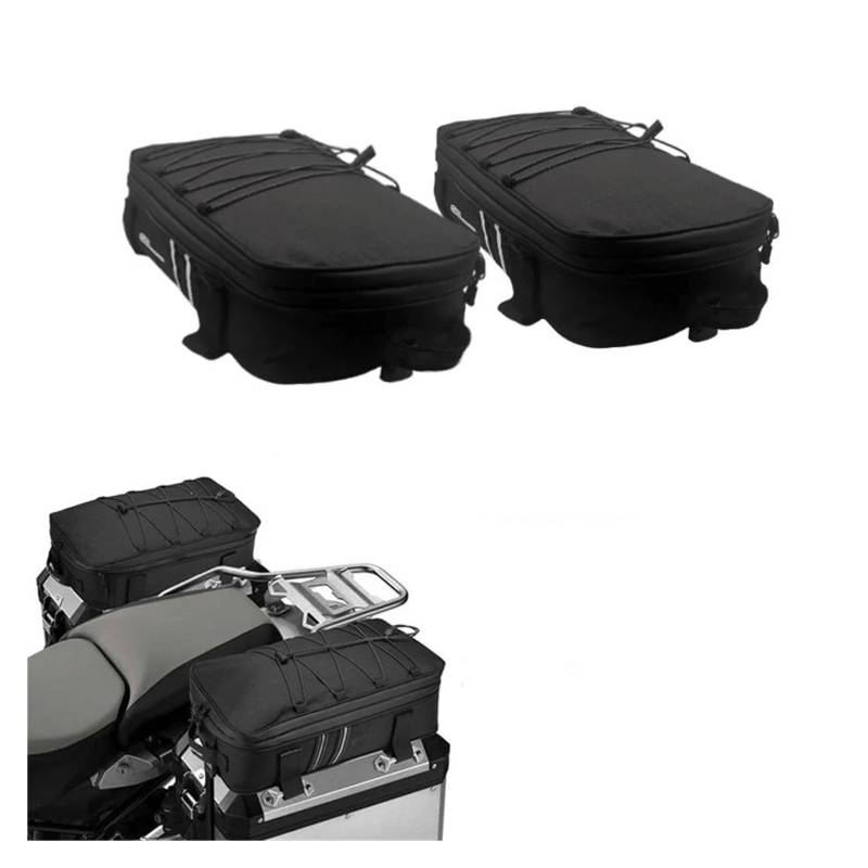 Motorbike Riding Bag Koffer Gepäcktaschen wasserdichte Tasche Top Box Packtaschen Tasche Für R 1200 1250 GS LC Für Abenteuer Motorrad Für F650GS Für G310GS ADV Motorcycle Side Bag(2 Side Bags) von HXCKBLBY