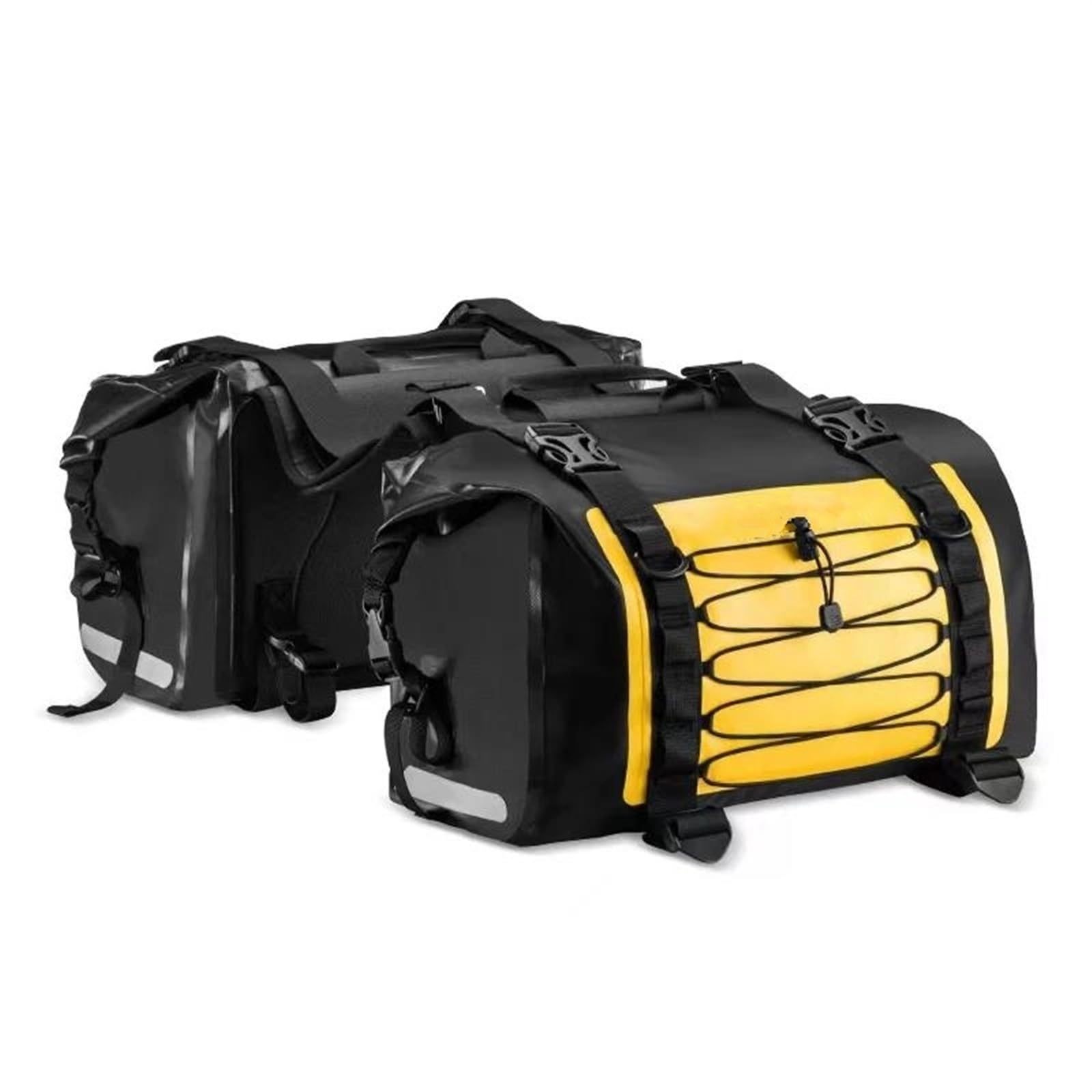 Motorbike Riding Bag Langlebige Trockengepäck-Außentasche Motorrad-Rücksitztasche wasserdichte PVC-Hecksatteltasche Motorradtasche 40 50 60 66 L Motorcycle Side Bag(B) von HXCKBLBY