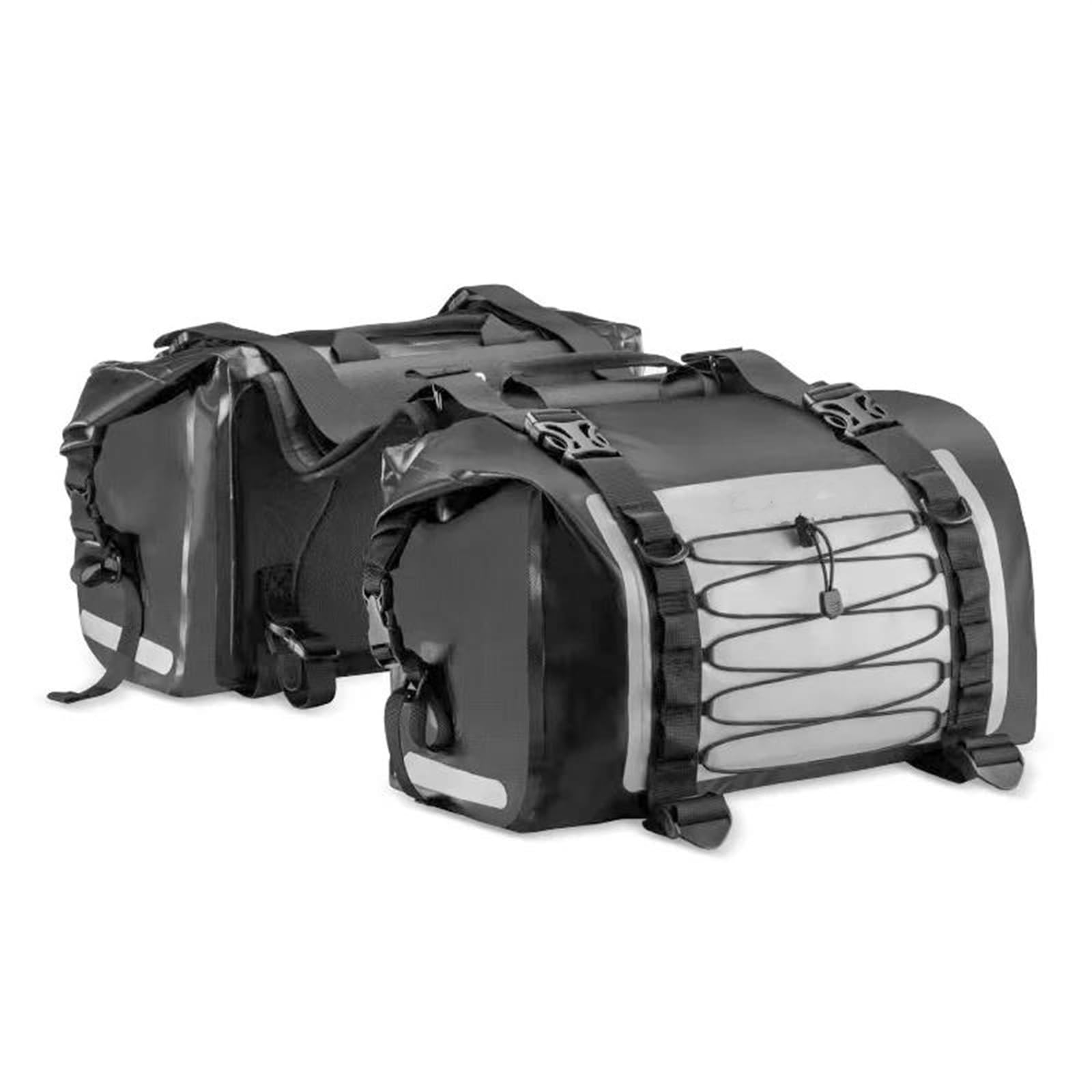 Motorbike Riding Bag Langlebige Trockengepäck-Außentasche Motorrad-Rücksitztasche wasserdichte PVC-Hecksatteltasche Motorradtasche 40 50 60 66 L Motorcycle Side Bag(C) von HXCKBLBY