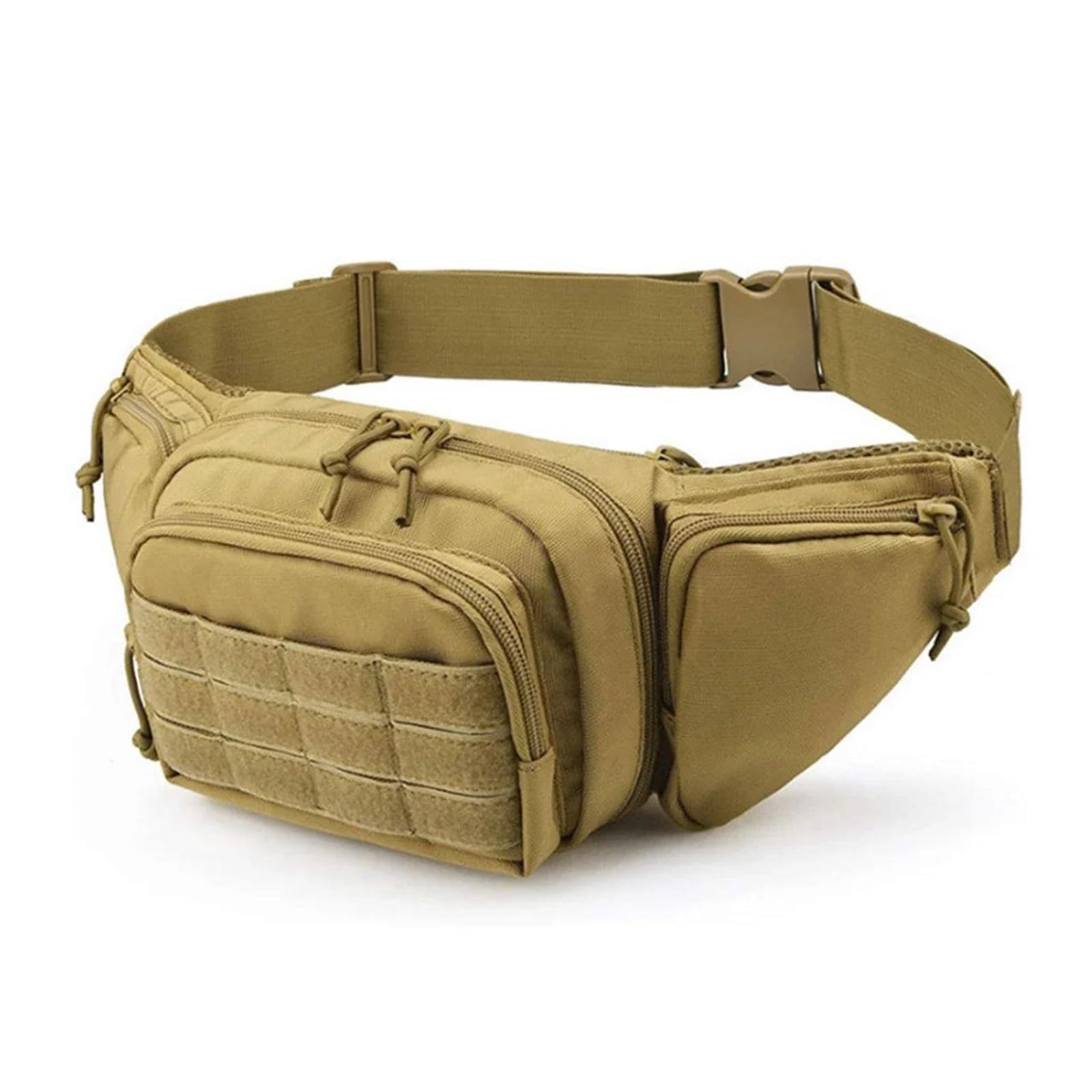 Motorbike Riding Bag Taktische Militärische Motorradfahrer Nylon Männlichen Werkzeug Sling Brust Hüfte Bauchtasche Männer Taille Fanny Pack Gürteltasche Motorcycle Side Bag(Khaki) von HXCKBLBY