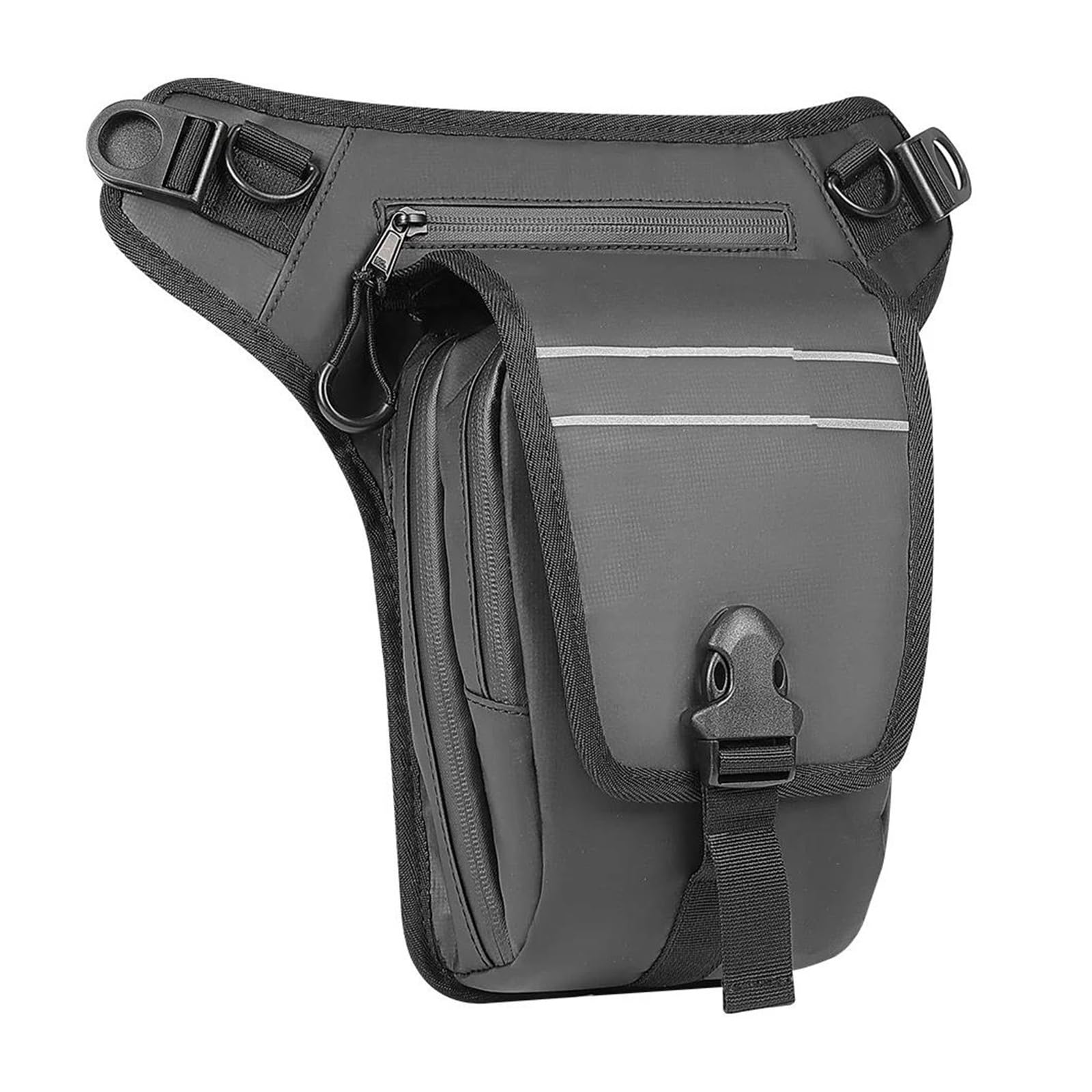 Motorbike Riding Bag Universelle Multifunktionale Outdoor-Reiten Laufen Sport Hüfttasche Motorrad Beintasche 2L Kapazität wasserdichte Hüfttasche Motorcycle Side Bag von HXCKBLBY