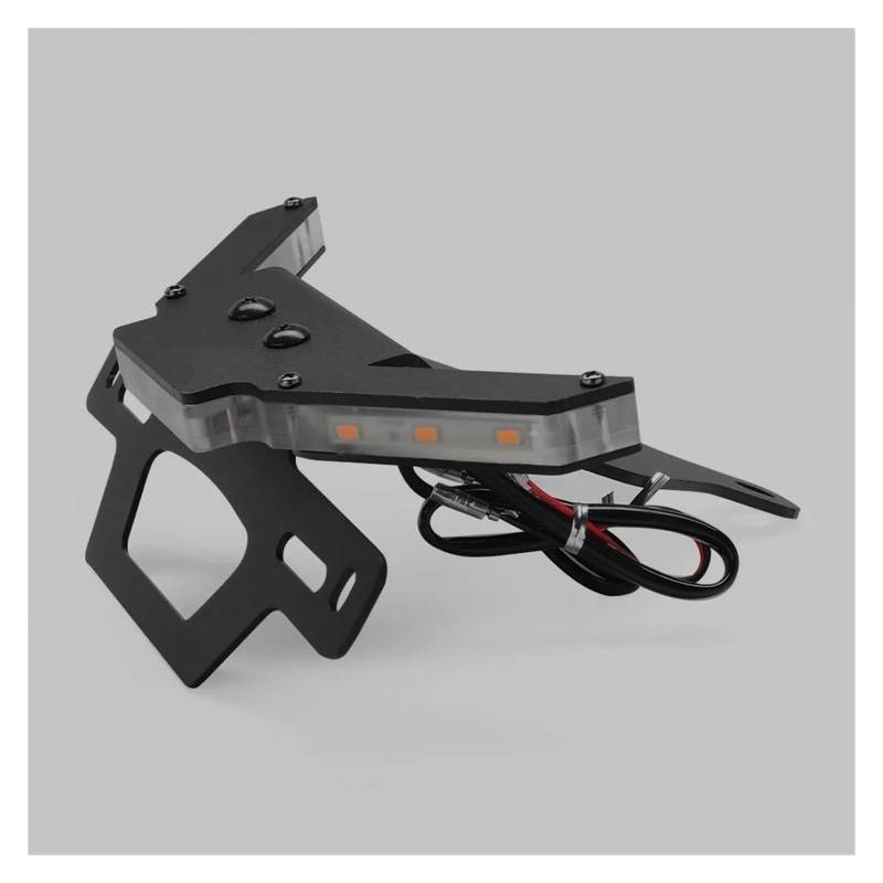 Motorrad Lizenz Kennzeichenhalter Motorrad Schwanz Kennzeichen Halter Blinker Licht Für CFMOTO Für 450SR 450 SR Kennzeichen Halter Einstellbare Kennzeichenhalter von HXCKBLBY