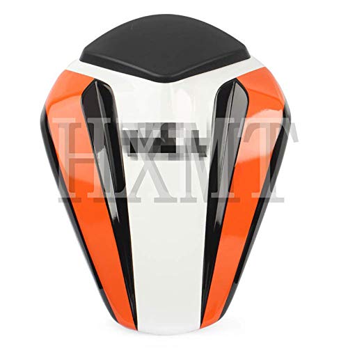 Für KTM Duke 125 200 390 2012 2013 2014 2015 2016 Motorrad Sozius Rücksitzbezug Cowl Solo Verkleidung (Orange Weiß) von HXMT