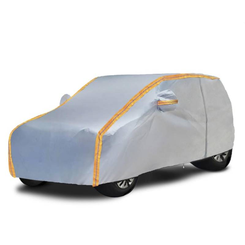 Autoabdeckung Für Hyundai Ioniq 6 | Wasserdicht Atmungsaktiv Allwetter Outdoor Vollgarage Regen Sonnenschutz HXQSL(Silver) von HXQSL