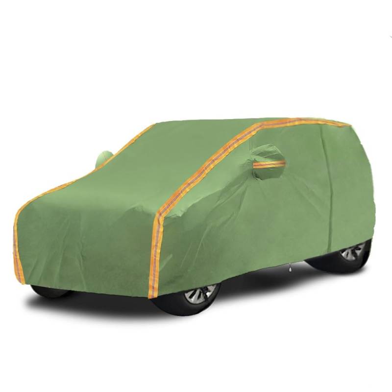 Autoabdeckung Für Jaguar XK8 XKR 2-Door Coupe/Convertible | Wasserdicht Atmungsaktiv Allwetter Outdoor Vollgarage Regen Sonnenschutz HXQSL(Green,XKR) von HXQSL