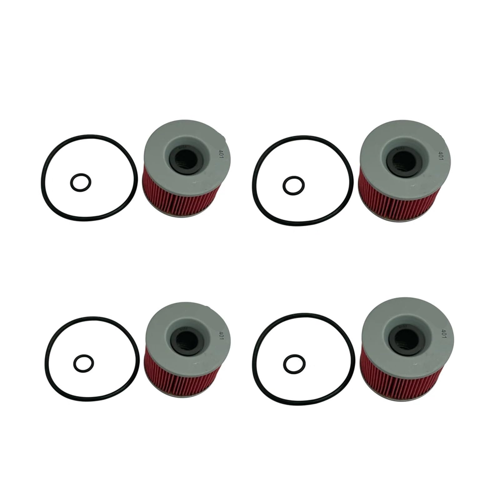 Motorrad-Ölfilter for 500 Quattro 654 Sport 750 500 1000 KB 900 1100 HB 1000 1200 YB Moto 350 Quattro(4pcs) von HXRAXINWN