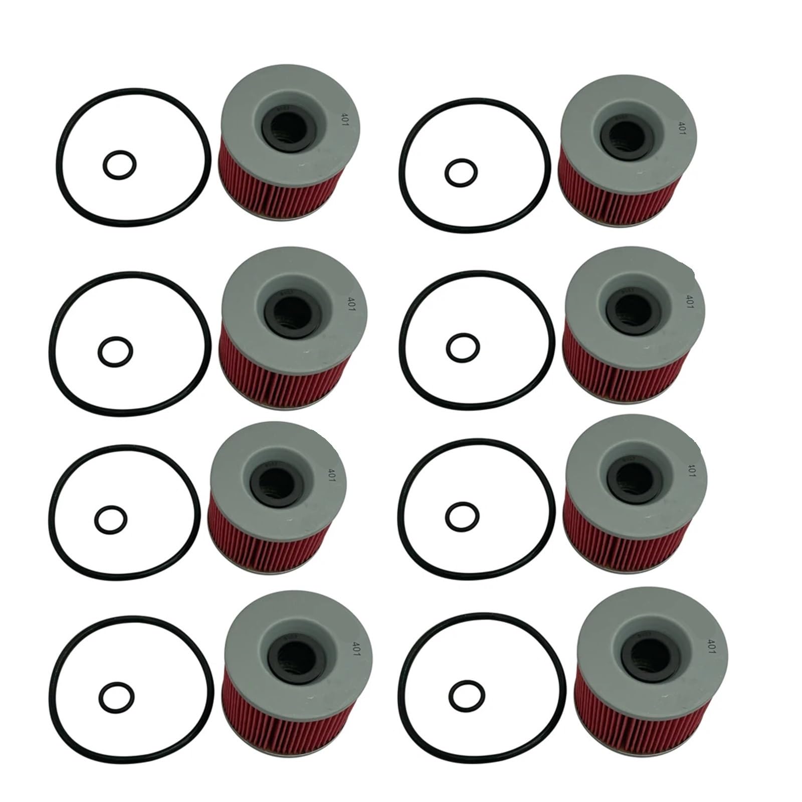 Motorrad-Ölfilter for 500 Quattro 654 Sport 750 500 1000 KB 900 1100 HB 1000 1200 YB Moto 350 Quattro(8pcs) von HXRAXINWN