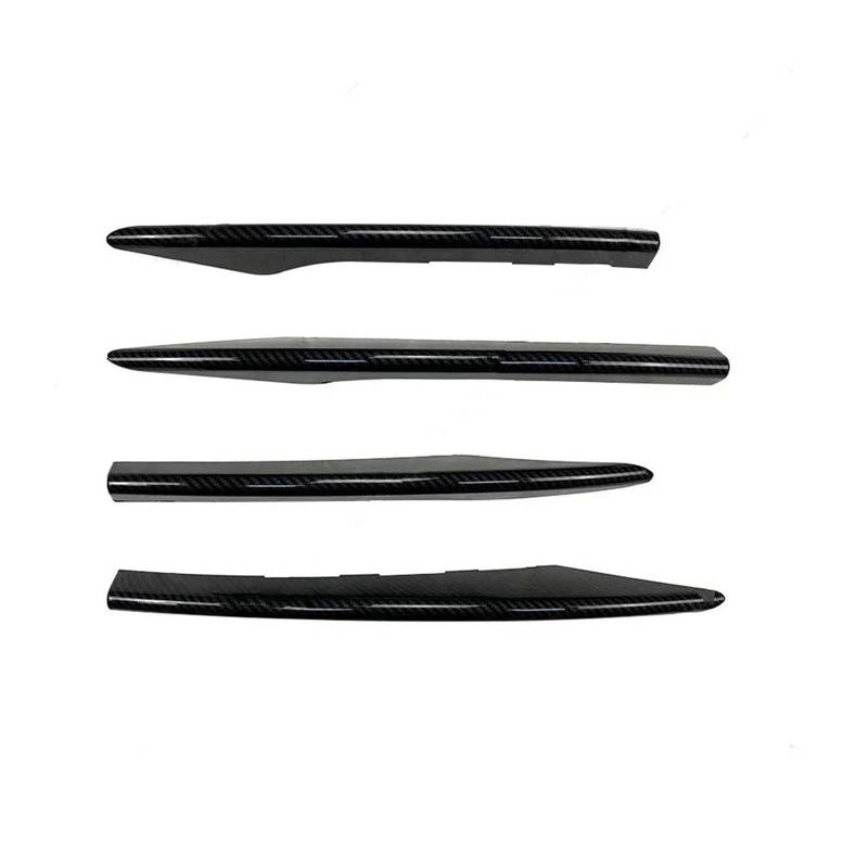 Auto Spoilerflügel Auto Frontspoilerlippe Windmesserverkleidung Body Kits Splitter Tuning Für E-Klasse W213 E260 E300 E53 2021 2022 2023+ Heckspoilerlippe(4Pcs Carbon Look) von HXVGEGKPYK