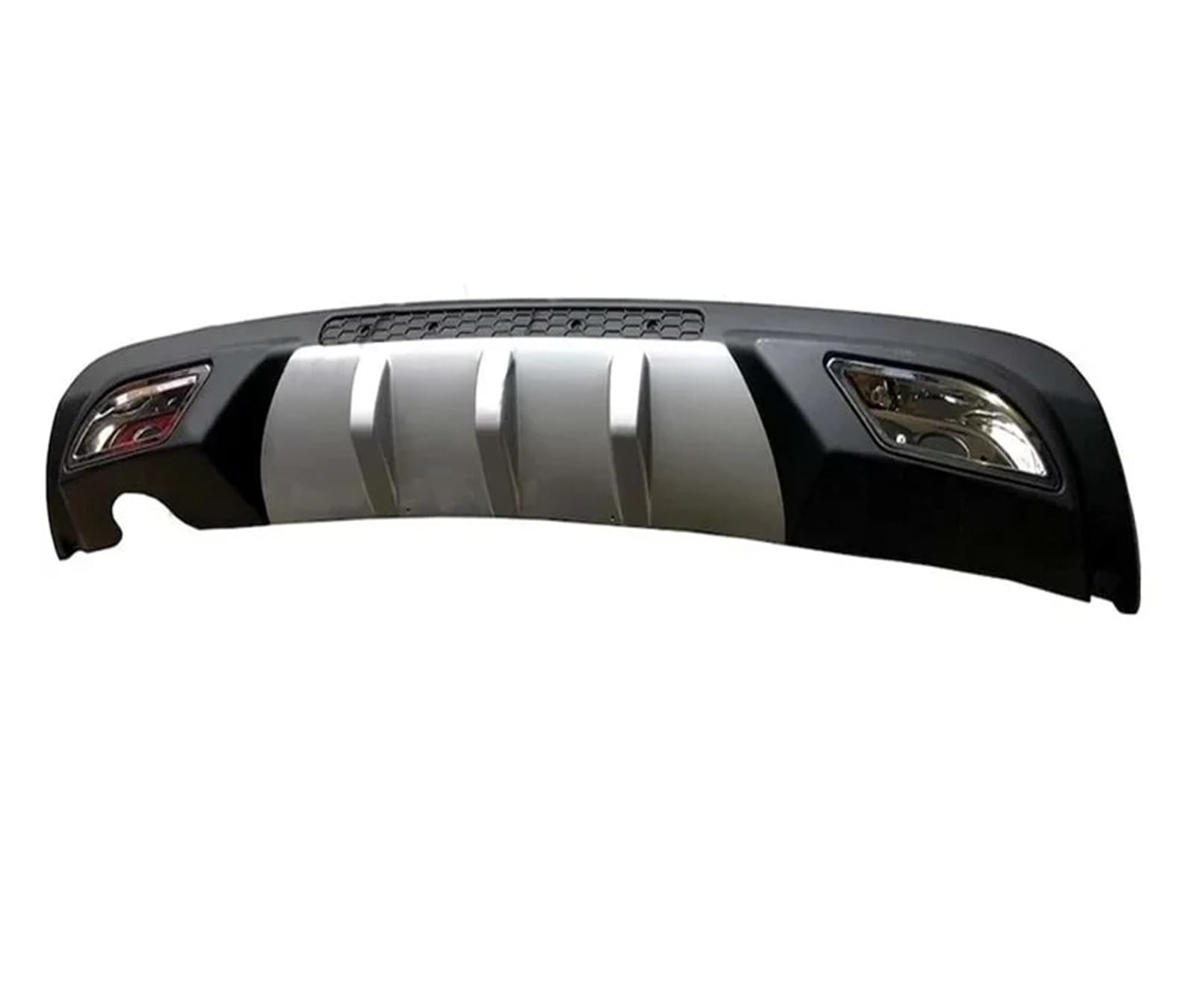 Auto Spoilerflügel Für D&acia Für S&andero Auto-Styling Spoiler Deflektor Body Kit Splitter Lip Professionelle Auto Heckstoßstange Diffusor Schwarz ABS Kunststoff Heckspoilerlippe(4) von HXVGEGKPYK