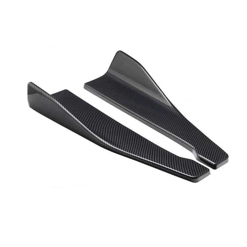 Auto Spoilerflügel Universal 48CM Länge Auto Vorne Hinten Stoßstange Streifen Lip Spoiler Diffusor Splitter Scratch Protector Heckspoilerlippe(Carbon Look) von HXVGEGKPYK