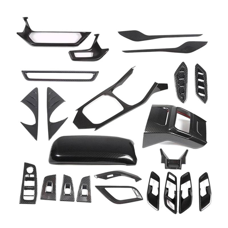 Center Konsole Trim Für 1/2 Serie F40 F44 2023 2024 Auto Innen Kit Dashboard Center Konsole Getriebe Shift Panel Abdeckung Trim Aufkleber Interieur Control Panel(1Set) von HXVGEGKPYK