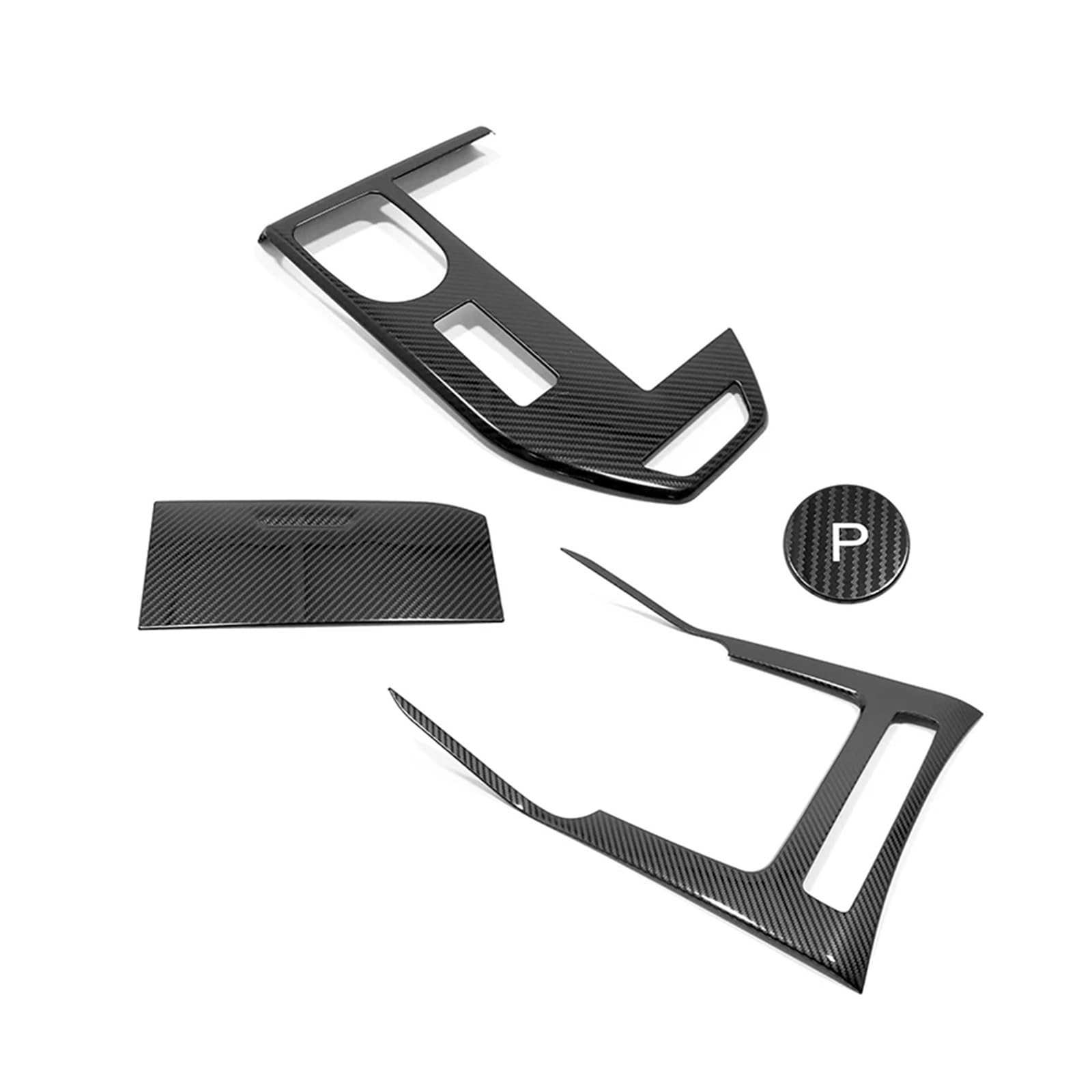 Center Konsole Trim Für Haval H6 3. Generation 2021 2022 Auto Zentrale Steuerung Schalthebel Lagerung Abdeckung Zierrahmen Aufkleber Interieur Control Panel(4 PCS Carbon Fiber) von HXVGEGKPYK